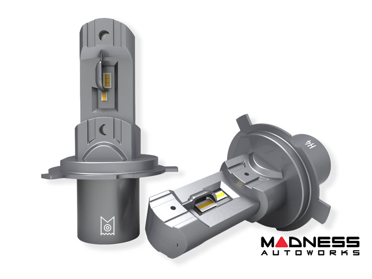 Headlight Bulbs (2) - H4 - Arc Lighting Tiny Monster - Concept Series LED w/ Adapter Harness